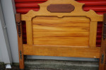 Antique Oak and Pine Bed Frame