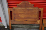 Antique Oak and Pine Bed Frame