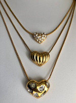Heart Necklace set by Nolan Miller