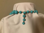 Chunky plastic beads, double strand