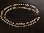 Chunky 27" double strand HEAVY LINK CHAIN NECKLACE