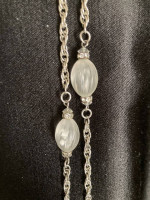 60" chain necklace, You can be creative & wear it in 3 different lengt