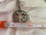 Cross Peso necklace handcrafted
