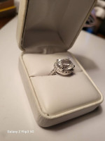 Aquamarine cocktail ring