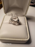 Aquamarine cocktail ring