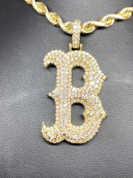 Diamond B Pendant