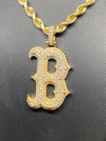 Diamond B Pendant