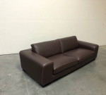 Italian Leather Sofa Brown
