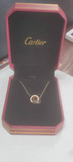 Cartier love 18K gold necklace