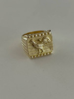 18k gold Rooster Ring