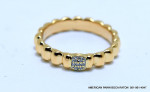 JOHN HARDY18K Yellow Gold Diamond John Hardy Band 4mm 1.8 Grams Size 7