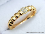 JOHN HARDY18K Yellow Gold Diamond John Hardy Band 4mm 1.8 Grams Size 7