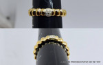 JOHN HARDY18K Yellow Gold Diamond John Hardy Band 4mm 1.8 Grams Size 7