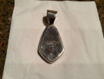 Sterling silver Navajo pendant