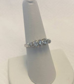 1 Carat Aquamarine & Diamond 10K 3.1 Grams Retail Price $1000