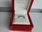 diamond platinum eternity or anniversary or wedding ring band