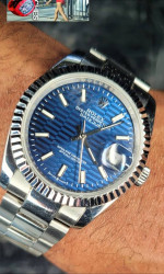 Used Rolex Datejust 126234-0058 Blue 36mm Dial