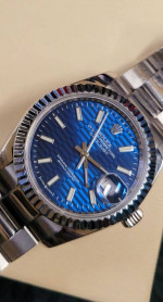 Used Rolex Datejust 126234-0058 Blue 36mm Dial