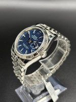 Rolex Datejust 36 116234 Blue Motif Dial Stainless Steel Jubilee Band