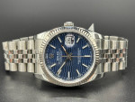 Rolex Datejust 36 116234 Blue Motif Dial Stainless Steel Jubilee Band