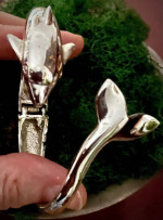 Sterling Silver Dolphin Cuff Bracelet!