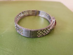 1920-30 Art Deco Sterling Filigree Bracelet