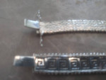 Sterling silver bracelet . .