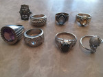 Sterling silver ring / rings