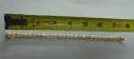 14k Yellow Gold BEAUTIFUL Leaves Looking Design Link Bracelet 7.25"