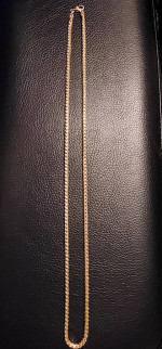 14k Solid Gold Franco Chain Necklace