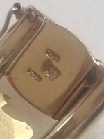 "LUCKY" Trunk's Up 14k GOLD ELEPHANT Bangle Bracelet