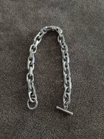 Mens 9" Rolo Bracelet w Toggle