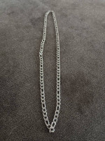 26" Mens Stainless Steel Figaro Chain