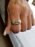 MENS WEDDING RING SIZE 11  ANTIQUE