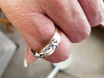 MENS WEDDING RING SIZE 11  ANTIQUE
