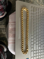 SOLID 14 KT GOLD NECKLACE