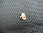 14K Gold Santa fingernail charm