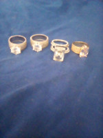 4 beautiful diamond rings