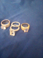 4 beautiful diamond rings