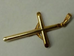 14k Yellow Gold Crucifix Pendant