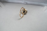 14K GOLD 2/3ct DIAMOND CLUSTER RING Sz8,3/4 LOCAL ESTATE SALE *NICE!