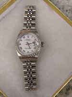Rolex lady date steel with jubilee bracelet model 79240 quick set