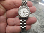Rolex lady date steel with jubilee bracelet model 79240 quick set