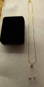 New/Never Used Necklace and Earring Set