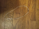 22 inch silver necklace