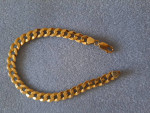 14K Gold Mens Bracelet