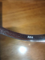 Sterling silver scalloped bangle bracelet