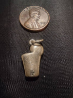 Sterling silver basketball pendant/charm