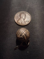 Sterling silver volleyball pendant/charm
