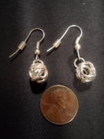 Silver earings